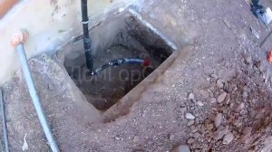 Газовая труба. Переход с пластиковой на железную