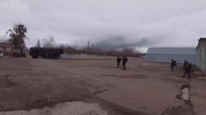 Архивные кадры высадки российских десантников в Гостомеле