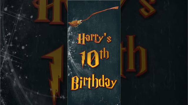 Harry Potter Smartphone Invitation