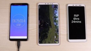 Xiaomi Mi Max 3 vs Redmi Note 5 AI Battery test