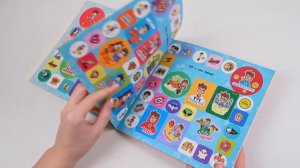 Листаем альбом "Super A4. Большой альбом наклеек"