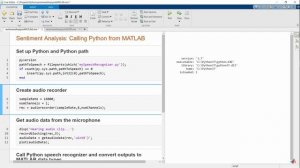 С чего начать 28 - Запись и распознавание речи Matlab-Python