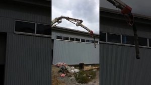 Чистка системы автобетононасоса!!!