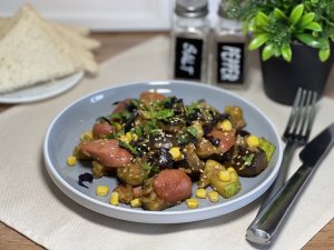 1 баклажан, 1 кабачок готовлю вкусное блюдо на каждый день | рецепты просто