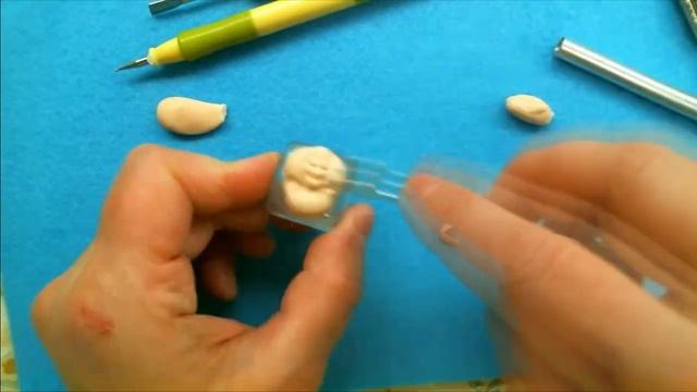 Как я леплю лицо младенца * мини-реборн * смотреть онлайн