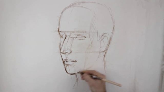 Построение головы человека. Часть 1