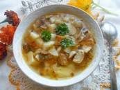 Кто ко мне/  Обед/  Суп  с белыми грибами
