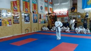Аттестация по каратэ на коричневые и черные пояса Ката на 1 и 2 Кю Экзамен 2016 01 31
