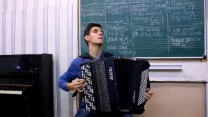 Классно Татарин на баяне играет Токкату татарского композитора Р Бакирова