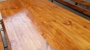 Кованные стол со скамейками своими руками