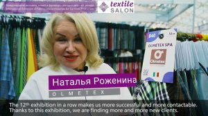 Интервью OLMETEX SPA на выставке тканей Textile Salon