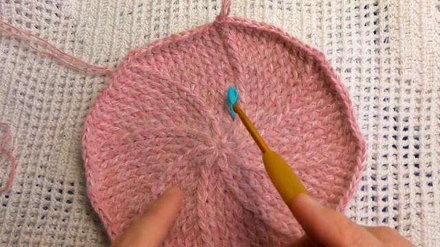 Самая ПРОСТАЯ Шапочка крючком из ПУХА НОРКИ, Вязание КРЮЧКОМ ( шапка № 183)