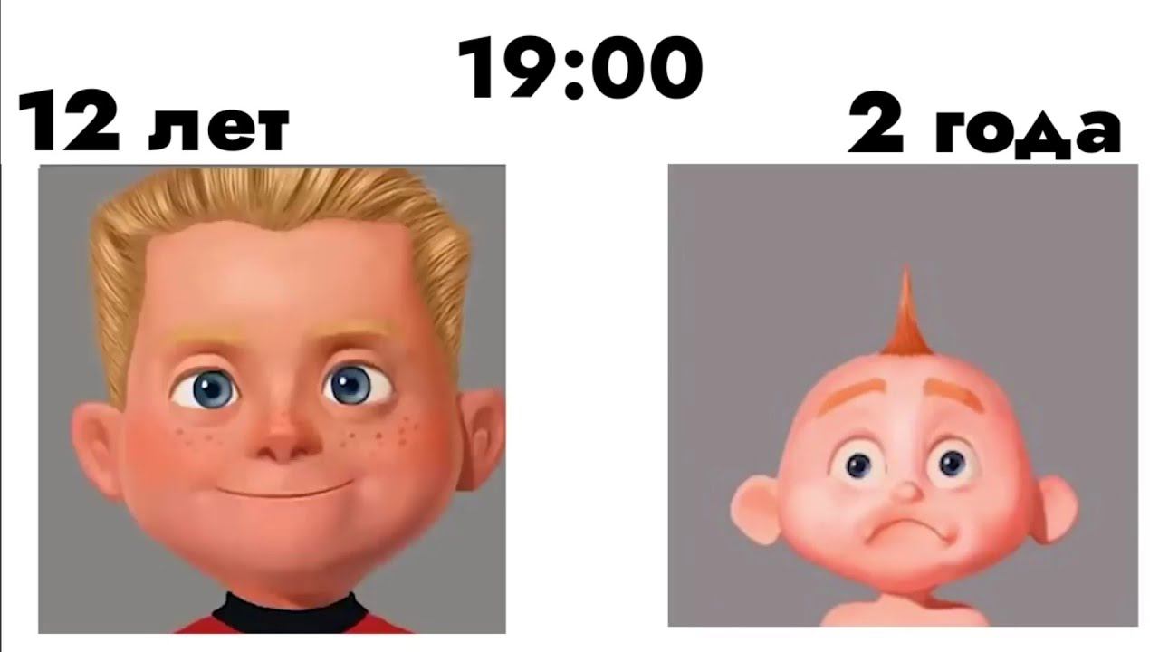 реакция в 12 лет vs реакция в 2 года на время смотреть онлайн