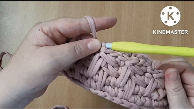 كروشيه بوكس  دائري بخيط الكليم وغرزة عضم السمكة #خيط_الكليم  #crochet_stitches