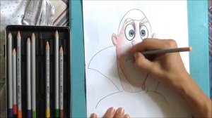 How to draw Dracula from hotel transylvania 3 summer vacation 2018