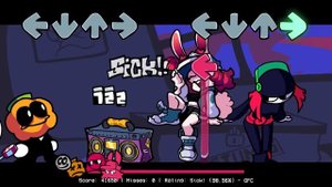 Friday Night Funkin' VS Skarlet Bunny Girl | Graffiti Groovin' 1.5 Trickmas (FNF Mod/Madness Combat