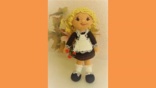 Кукла-школьница. Первоклашка. Купить, заказать смотреть онлайн