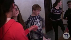 8-Г класс, игры в помещении, дискотека, "Юность", февраль 2016