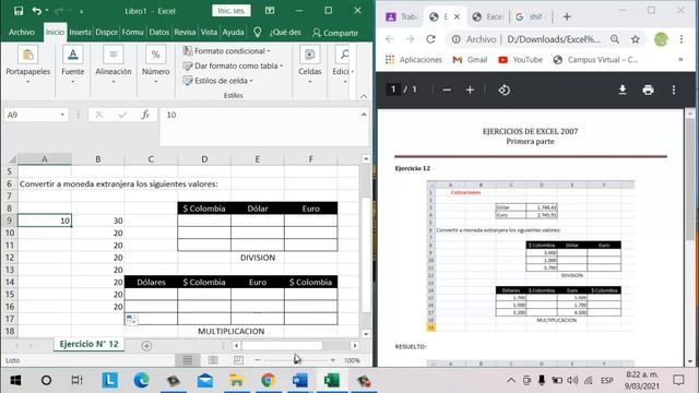 Ejercicio 12. Excel смотреть онлайн