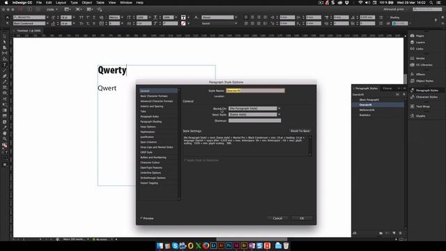 InDesign Kursus: Tekst skifter style ved retur смотреть онлайн