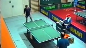 Dr Neubauer long pips player World Champion table tennis.