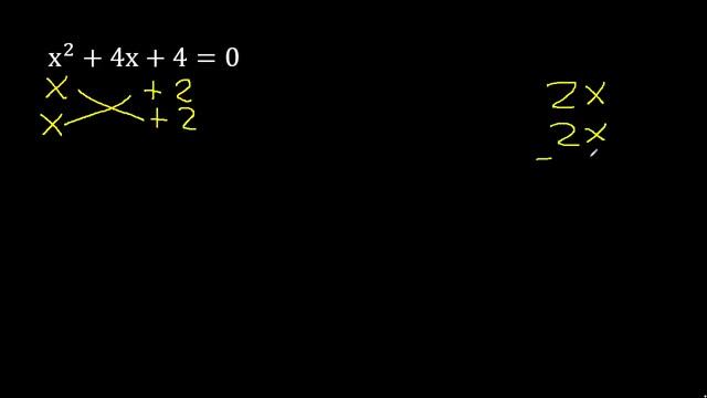 x^2+4x+4=0 ecuacion cuadratica , grado 2 , segundo grado , x2+4x+4=0 смотреть онлайн