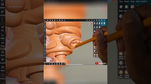 You can 3D model this! Made on iPad Pro with Nomad Sculpt