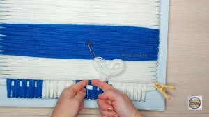 Коврик за копейки из остатков пряжи своими руками