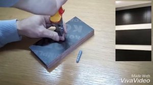 Крепление ЛДСП на стену (практика). (Securing particle board to wall)