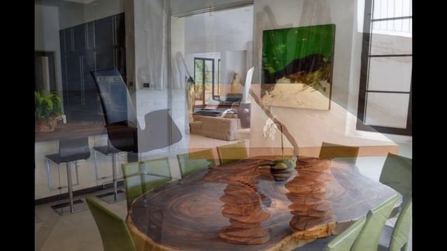 Необычные столы из дерева. Интересные идеи своими руками.
