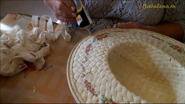 Декупаж соломенной шляпки смотреть онлайн