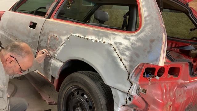 Quarter panel repair 91 Civic смотреть онлайн