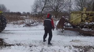 Бульдозер Т 130 Ка мы перегоняли Бульдога своим ходом 45 км