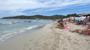 IBIZA Beach Spain Summer -  Beautifu Beach of IBIZA Las Salinas Walking 4k (reupload)