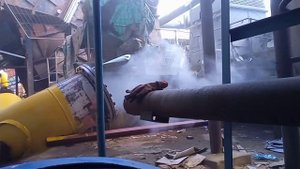 продувка газопровода. Ду 600