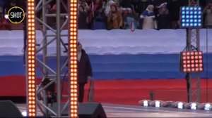 Владимир Путин в Лужниках