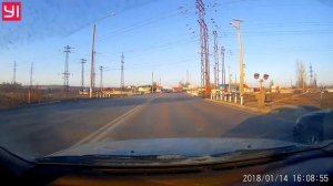 Проезд на красный ЖД переезд