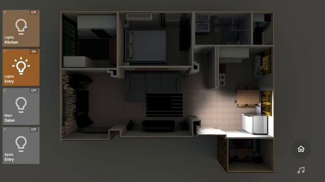 Floorplan in Tileboard (Homeassistant)