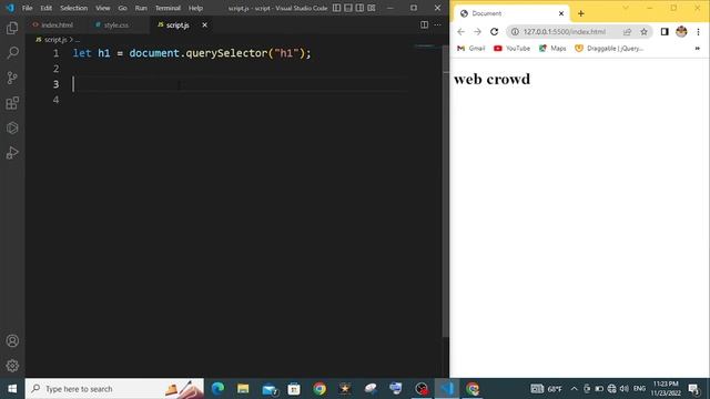 Change HTML elements text using JavaScript 2022 | شرح بالدارجة