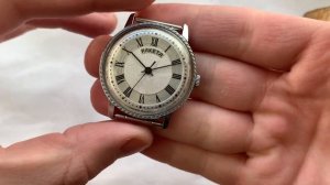 Видеообзор на уникальные часы Ракета-Breguet/Бреге с посеребрённым циферблатом Петродворцового ЧЗ