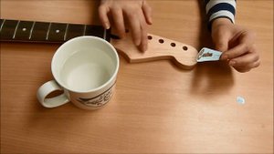 How To Apply Waterslide Guitar Headstock Decals