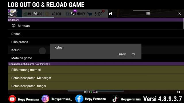 TUTORIAL CARA BUAT TUNE UP HONDA CIVIC TYPE R NEW VERSI CAR PARKING MULTIPLAYER 4.8.9.3.7