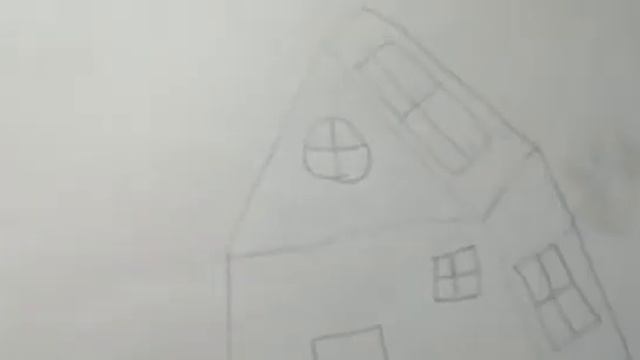 Рисуем объёмный домик 3+