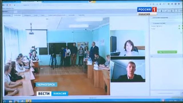 Компания «Мегафон» подарила гимназистам класс конференц-связи. смотреть онлайн