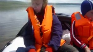 Поход по Ангаре на лодке Gladiator D400AL мотор 2ДС (2 детские силы)