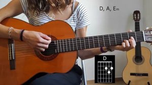 I don't wanna miss a thing - Aerosmith - Guitar Chords - Easy tutorial - Play Along (Armageddon)