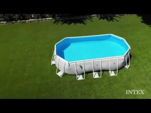 Каркасные бассейны Intex Oval Prism Frame Pool 26796 и 26798