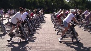 Cycle Disco Party под открытым небом прошёл 10 августа 2024 года в центре Иркутска