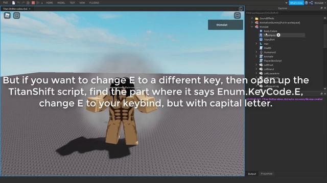 [ROBLOX] Titan Shifter Tutorail#2 - How to customize your titan[OUTDATED] смотреть онлайн
