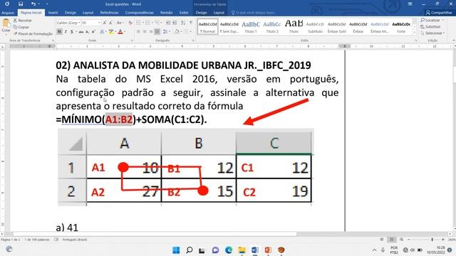 Aula 05 - Noções básicas de planilhas eletrônicas Microsoft Excel - Concurso PC BA 2022 - Banca IBF смотреть онлайн